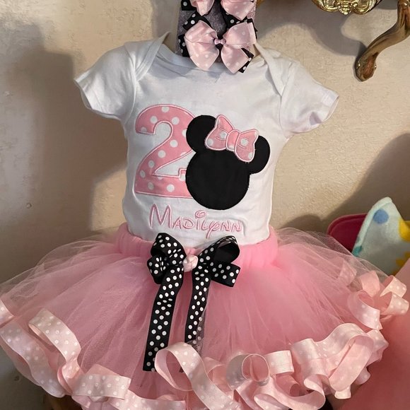 Handmade Other - Light Pink Mouse tutu set
